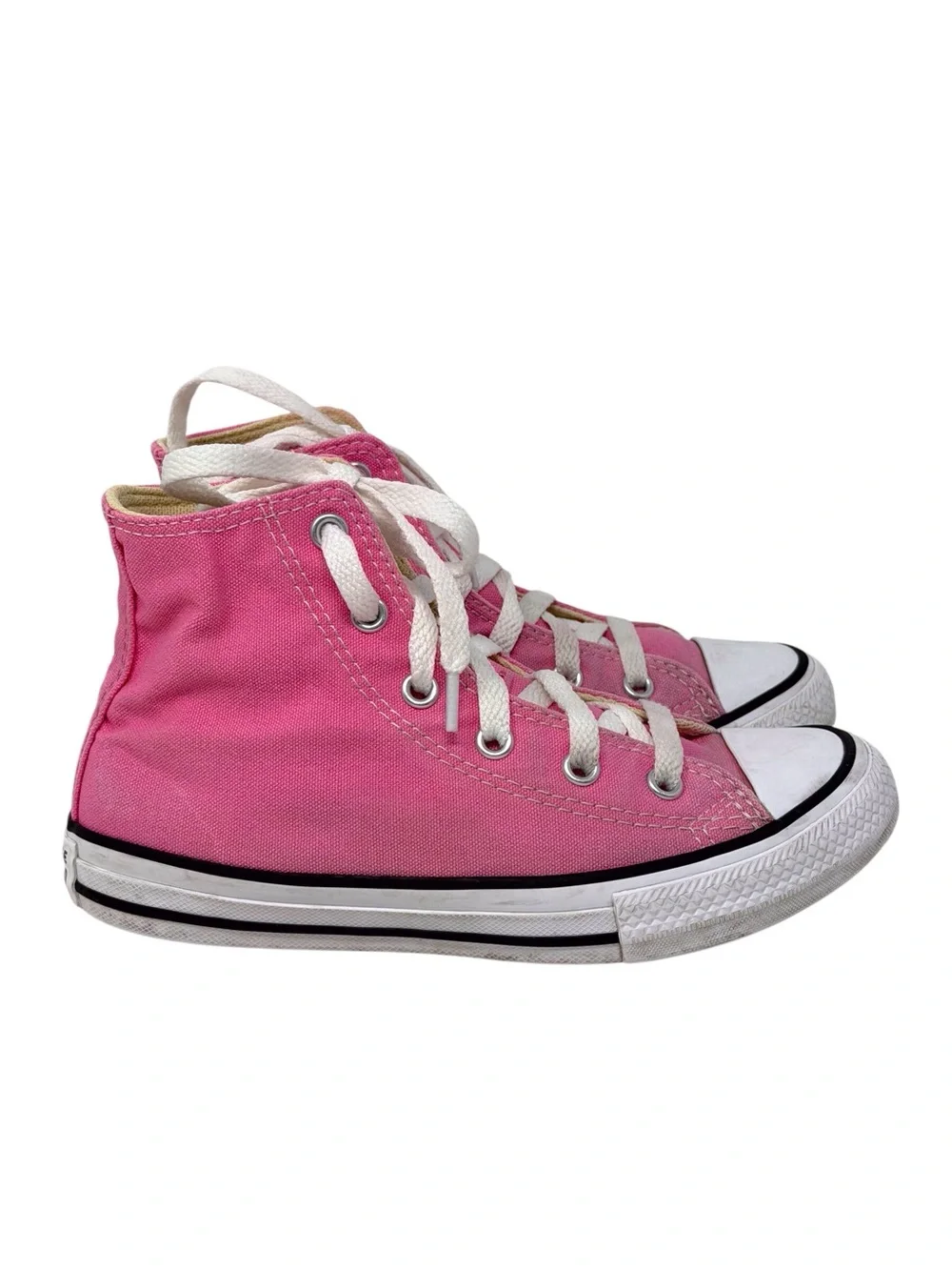 Converse Chuck Taylor High Top Pink Sneakers Youth size US 1/EU 32